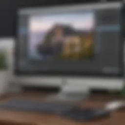 Intuitive user interface of Adobe Elements software showcasing photo editing tools