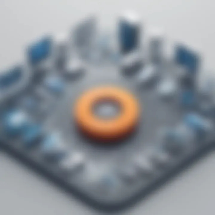 An illustration depicting increased operational efficiency achieved via ERP systems