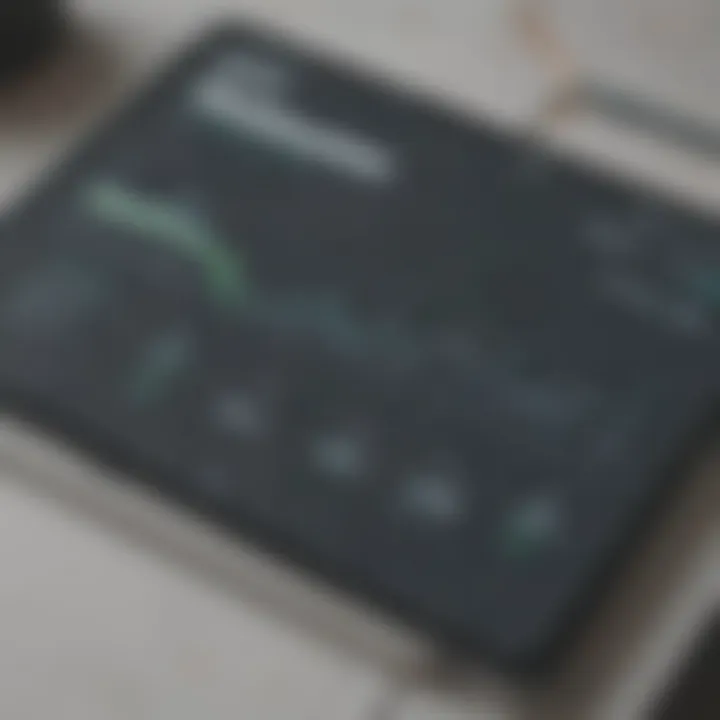 Chart showcasing price fluctuations due to platform updates