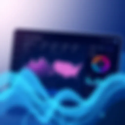 A sleek finance dashboard interface displaying key financial metrics.