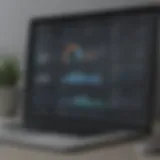Dashboard showcasing project analytics and metrics