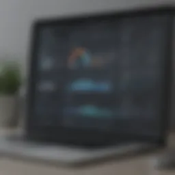 Dashboard showcasing project analytics and metrics