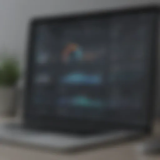 Dashboard showcasing project analytics and metrics