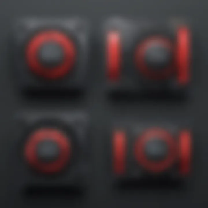 User interface comparison of iDrive and Backblaze