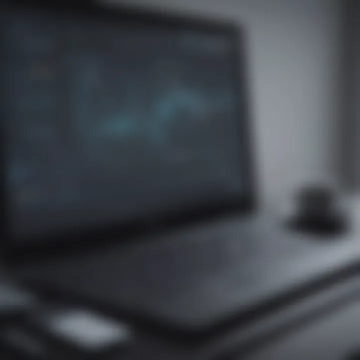 Visual representation of data entry software interface