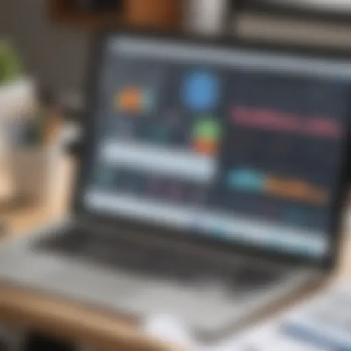 Interactive dashboard showcasing LMS analytics
