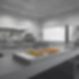 Modern catering management software interface