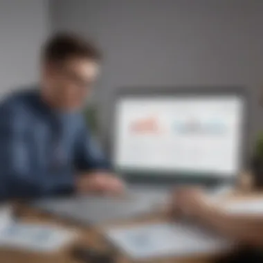 Leveraging Data for Business Insights Business professional reviewing converted data