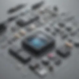 Comparison of graphic design software interfaces