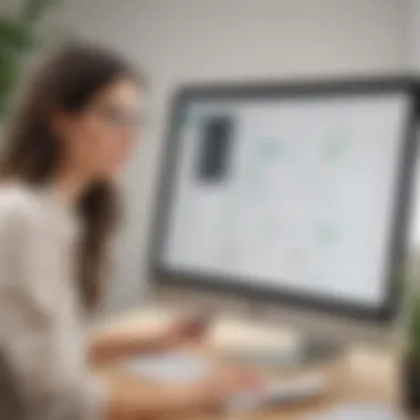 Navigating Content Scheduling User navigating through content scheduling features