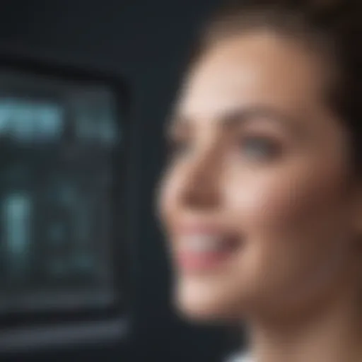 Innovative CS dental imaging interface showcasing functionality