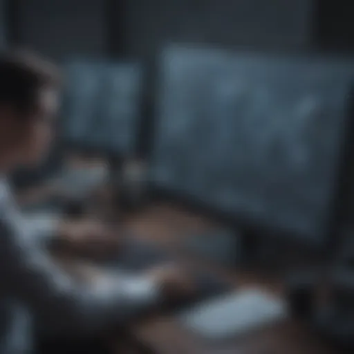 Visual representation of risk assessment in cyber security