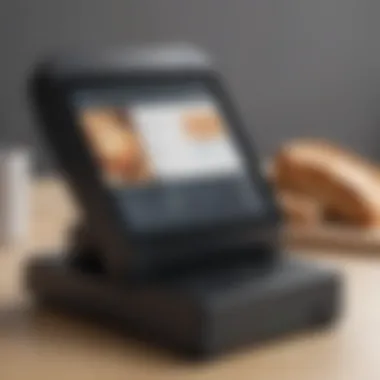 Detailed view of the Toast POS interface