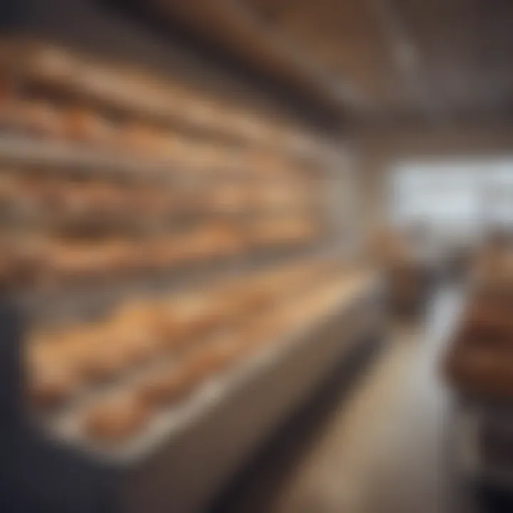 Visual representation of resource management in a bakery