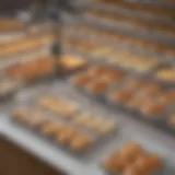 A bakery's operational workflow diagram showcasing efficiency