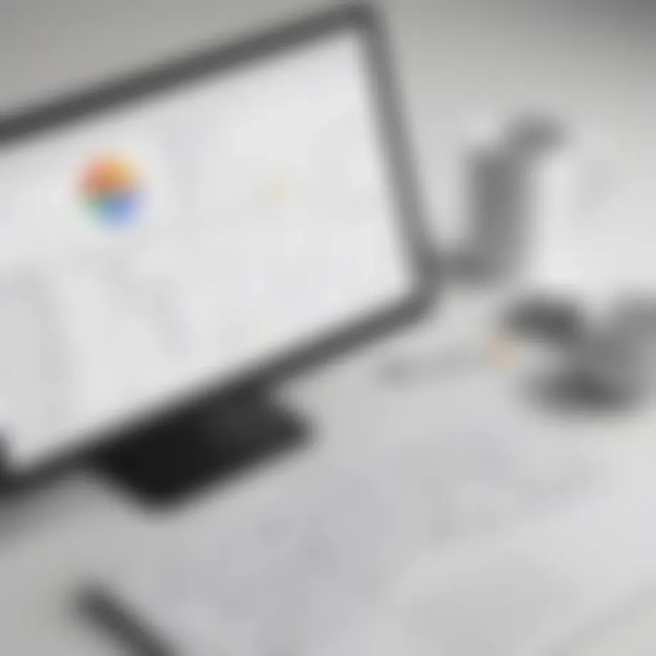 Visual representation of alternative spreadsheet applications