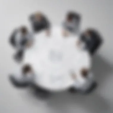 Efficient Meeting Coordination Business professionals coordinating meetings