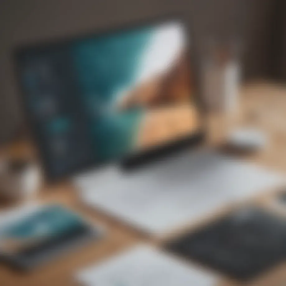 User interface of Canva showcasing design templates