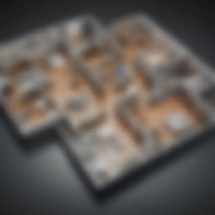 A side-by-side comparison of various free floor plan design software features