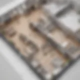 A modern software interface showcasing a floor plan design tool