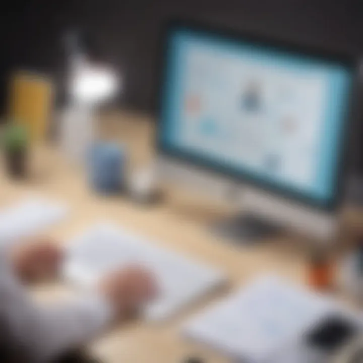Illustration of collaboration tools within a CRM