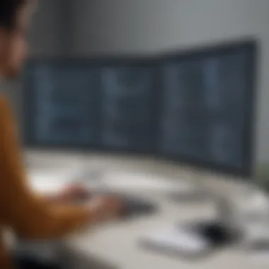 User Engaging with a Chat Tool User engaging with a chat tool on a website