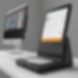 User interface of JotForm kiosk mode showcasing data collection features