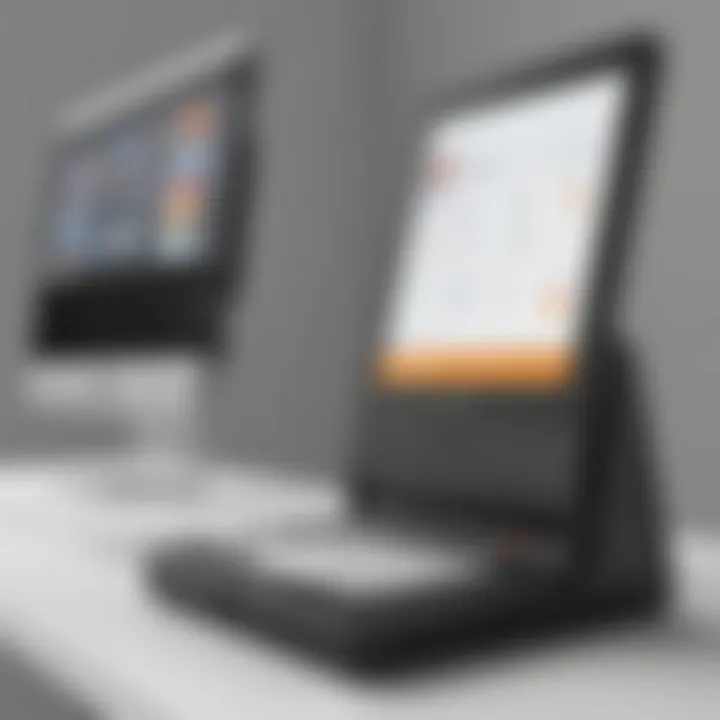 User interface of JotForm kiosk mode showcasing data collection features