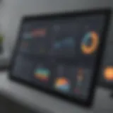 User interface of a property management software showcasing its dashboard