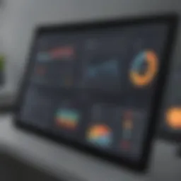 User interface of a property management software showcasing its dashboard