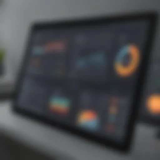 User interface of a property management software showcasing its dashboard