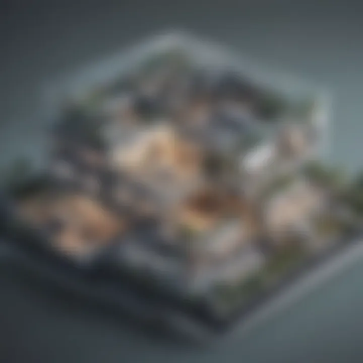 Illustration depicting the integration of property management software