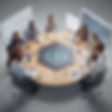 Team Collaboration with Quickbase Illustration of team collaboration using Quickbase