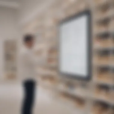 Enhancing Operational Efficiency Business professional assessing retail efficiency with Square Retail Plus