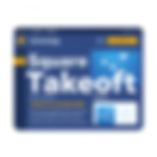 An overview of square takeoff software interface showcasing key features.