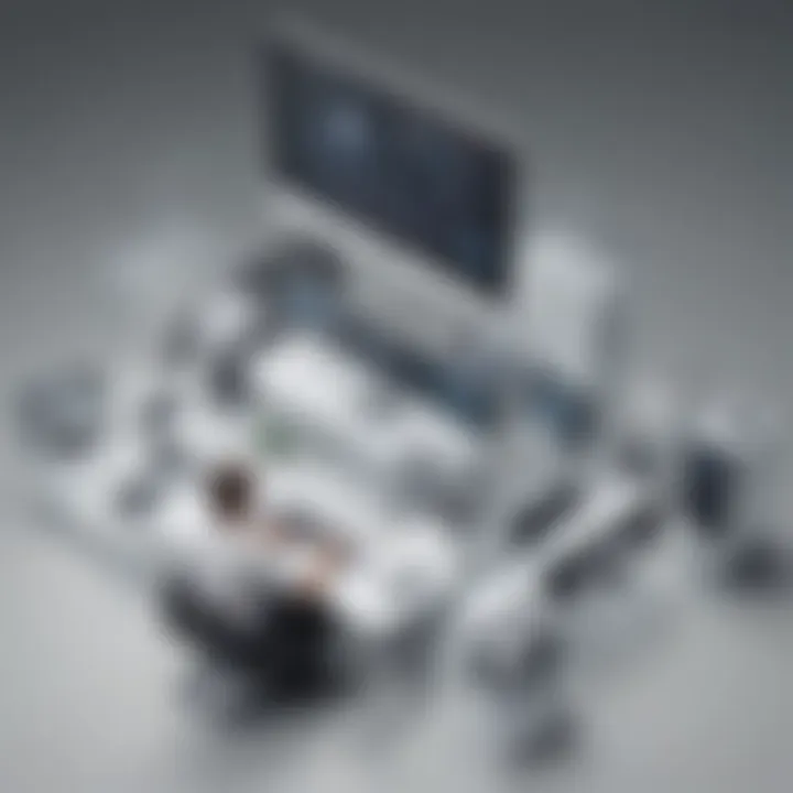 Business professionals optimizing operational efficiency