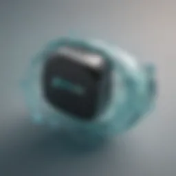 A sophisticated digital lock symbolizing Surfshark's robust security features