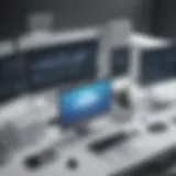 Overview of AllCloud services in a modern workspace