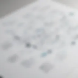 An illustrative representation of a flow chart showcasing organizational clarity