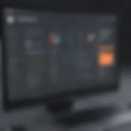 A modern web building interface showcasing various tools and functionalities.