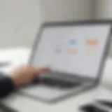 User interface of the Workfront app showcasing project management tools.