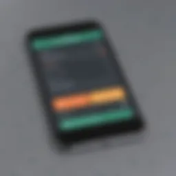 Overview of GoodBudget app interface