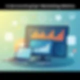 Visual representation of digital marketing metrics