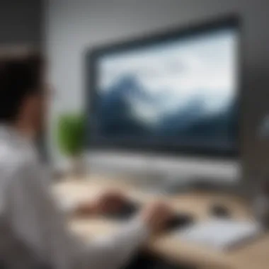 Engaging Webinar Session A business professional engaging in a high-quality webinar session