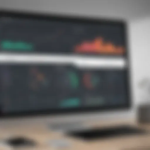 Visual representation of Brainier LMS dashboard showcasing user engagement analytics