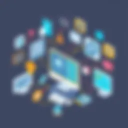 Conceptual illustration of software selection criteria