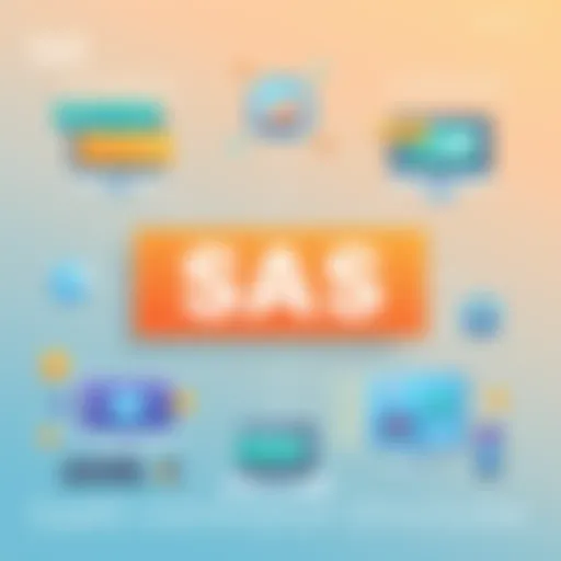 Diverse Models of SaaS Commission Structures Illustration of diverse SaaS commission models showcasing strategic alignment