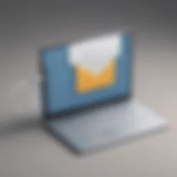 A digital representation of email search efficiency