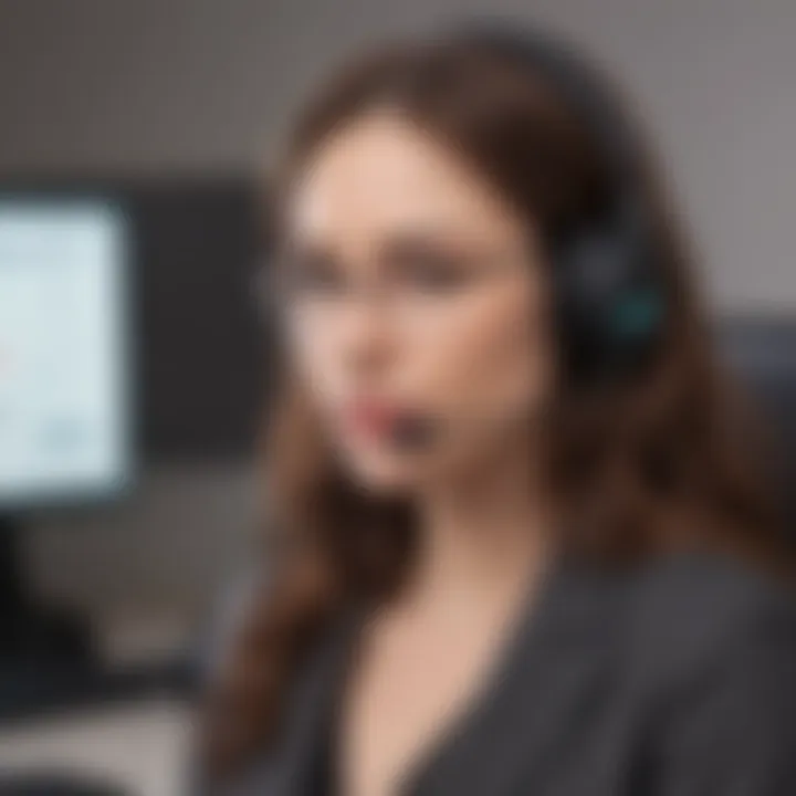 Illustration of customer support options available with SolarWinds