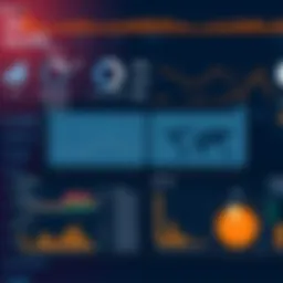 An analytical dashboard displaying IT infrastructure metrics